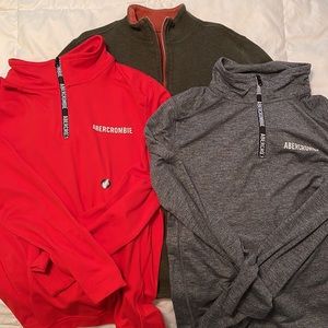 Lot of 3 long sleeve pull overs all fit size 9/10 boys